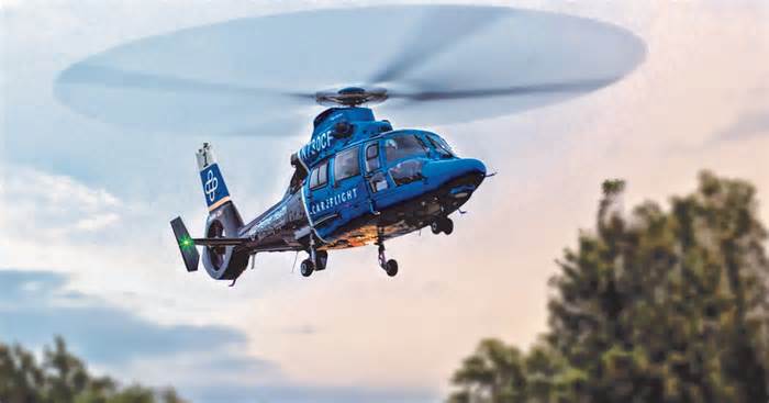 2 flown to hospital after 3-vehicle head-on crash