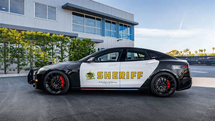 This Sheriff’s Car, Based On One Of The Fastest EVs, Is Every Criminal’s Nightmare