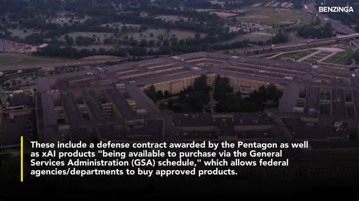 Elon Musk's xAI Launches 'Grok For Government' After Winning $200 Million Pentagon Contract
