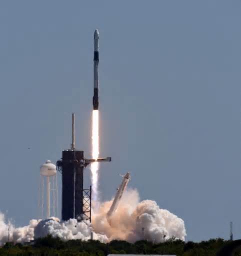 Five astronauts begin return to earth aboard Musk’s SpaceX Dragon