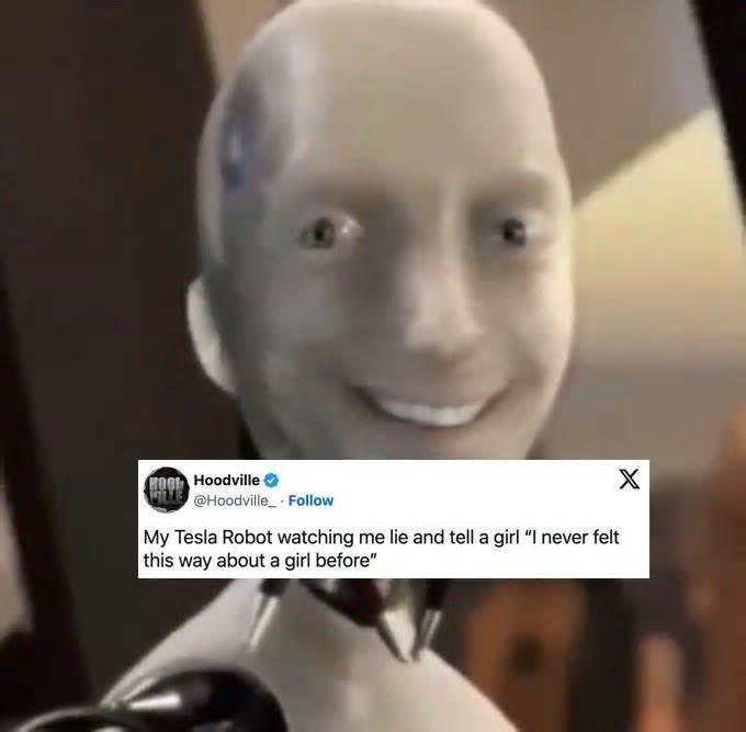 The funniest Tesla robot memes trending on Twitter (X)