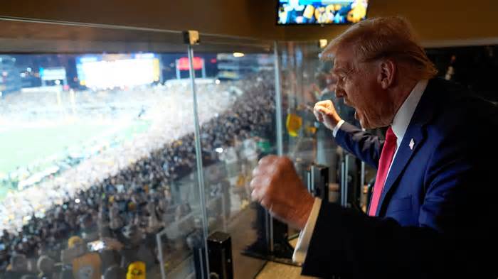 Why isn't Donald Trump attending the Penn State football game against Ohio State?