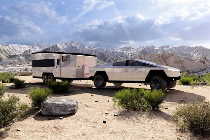 Solar-powered CyberTrailer offers off-grid living for Cybertruck owners