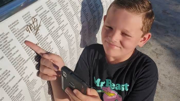Sarasota 9-year-old wins brand new Tesla from MrBeast, Youtube sensation