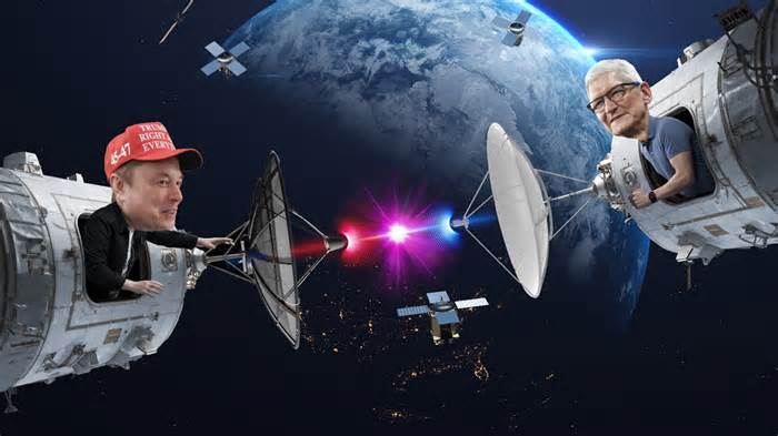 Apple’s Satellite Ambitions Threatened by Elon Musk, Internal Resistance