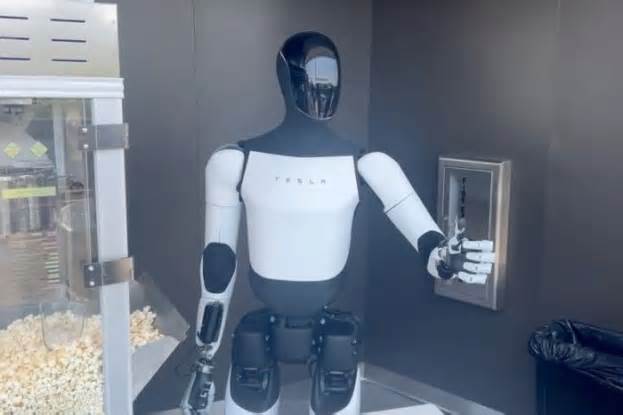 Optimus Robots serve popcorn: Elon Musk opens retro-futuristic Tesla Diner in Hollywood