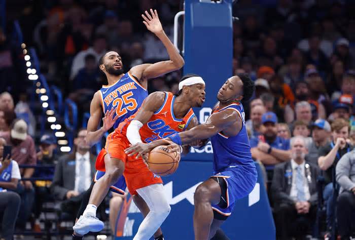 NBA Twitter reacts to Thunder's 117-107 comeback win over Knicks