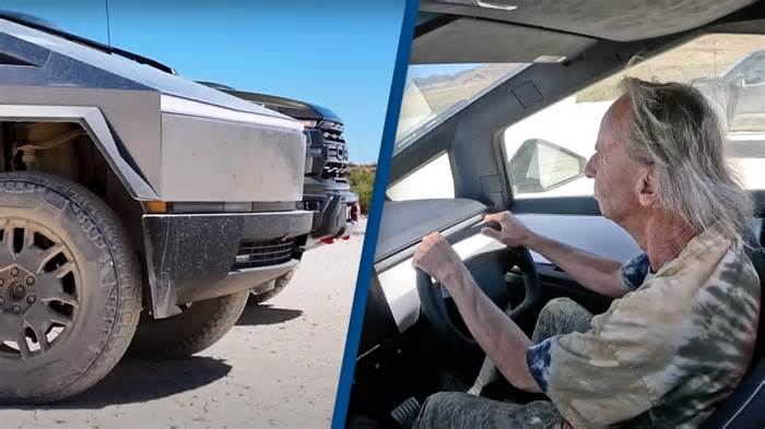 Tesla Cybertruck owner races against non-electric car and is blown away by the results