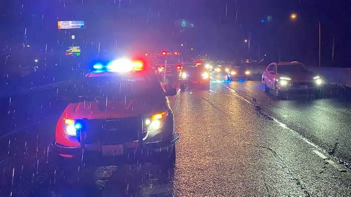 1 dead in motorcycle-car collision on I-5 Friday night