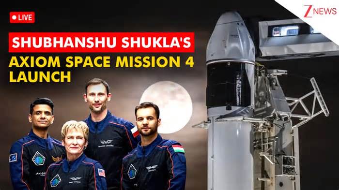 LIVE | Shubhanshu Shukla Axiom-4 Mission Launch: Falcon 9 Undergoing Last-Minute System Checks, Ready For Lift Off - WATCH
