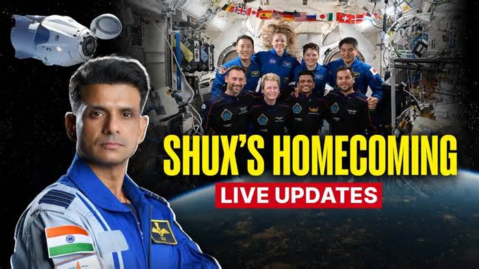 Shubhanshu Shukla, Axiom-4 Mission Crew Set for Return to Earth: Dragon Capsule Undocks Successfully