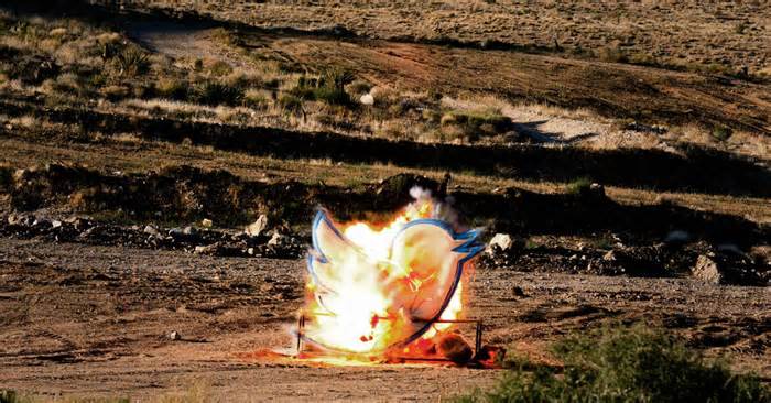 Iconic Twitter HQ Sign Detonated in Marketing Stunt