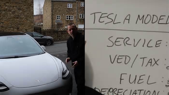 Man reveals total cost of owning his Tesla Model 3 in UK for four years