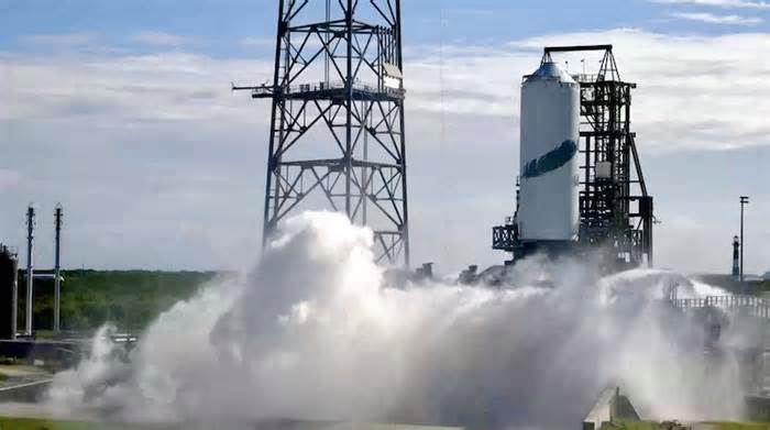 Blue Origin Test Fires New Glenn Upper Stage