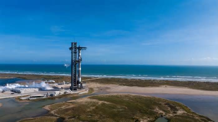 SpaceX's Starship Megarocket Smiles For The Camera Ahead Of Test Flight