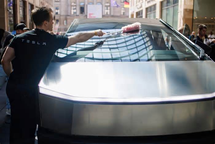 The Toughest Part About Owning a $100,000 Tesla Cybertruck? Cleaning It.