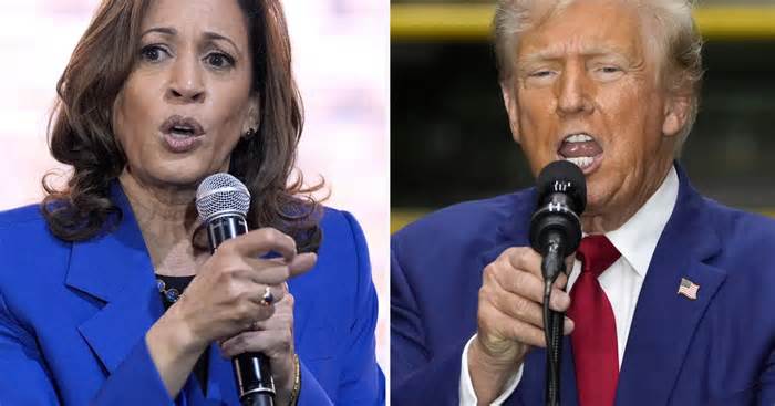 Trump, Harris make case to battleground voters as polls show tight presidential race