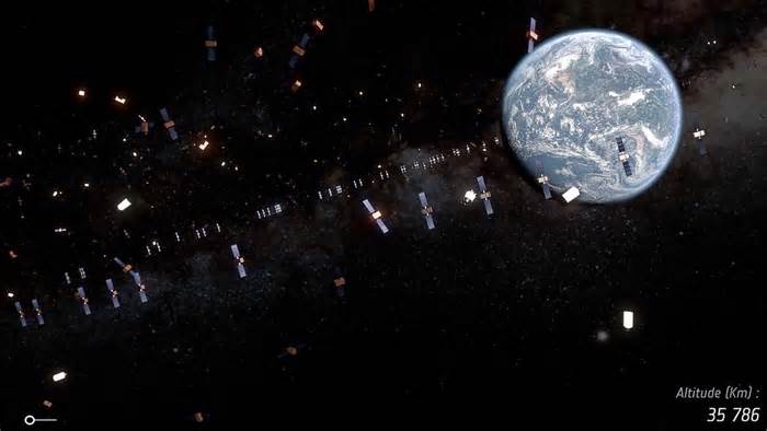 Scientists warn of crisis as satellite surge crowds Earth orbit