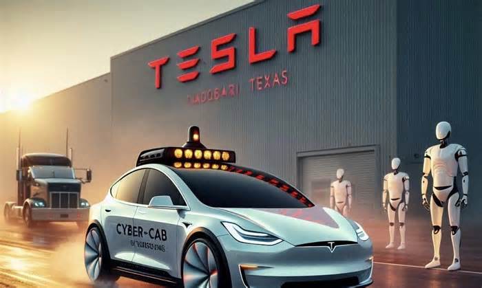 Tesla Tests Cybercab Robotaxi at Gigafactory Texas Amid Push for Unsupervised Self-Driving