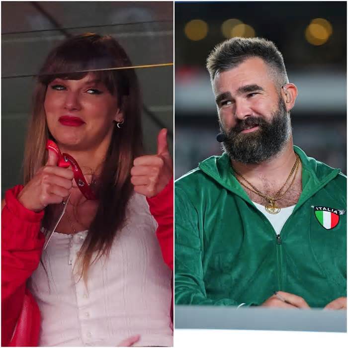 Taylor Swift Fans Roast Jason Kelce For ‘Sleeping’ During the Miami Eras Tour Concert