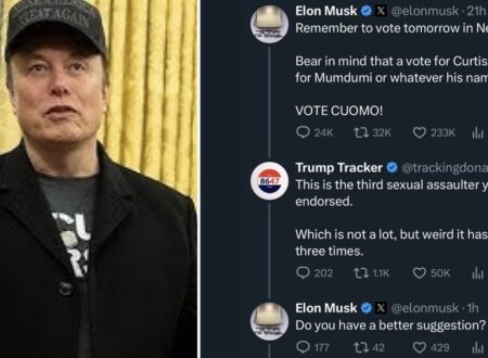 Elon Musk got the hump with someone who pointed out his weird voting track record and the comeback was a proper chef’s kiss