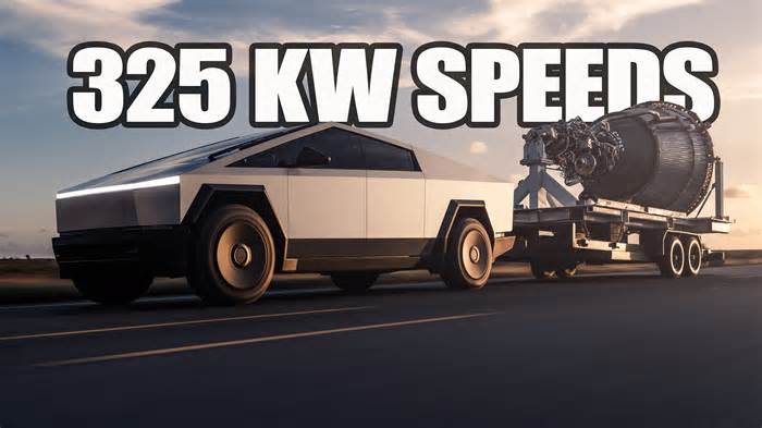 Tesla Cybertruck Charging Now Hits 325 kW At Select V4 Superchargers