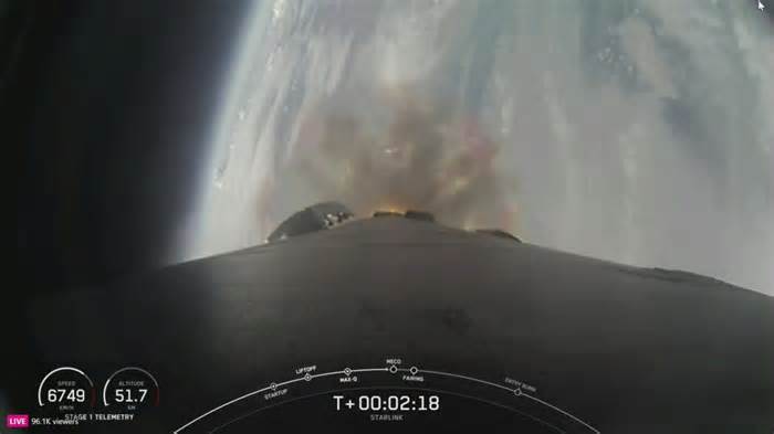 SpaceX rocket launch of 23 Starlink satellites