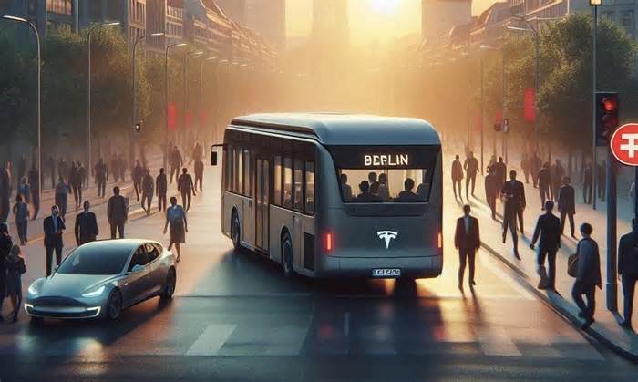 Tesla-Funded Bus Line Begins Service for Giga Berlin Employees, Offering Daily Commutes