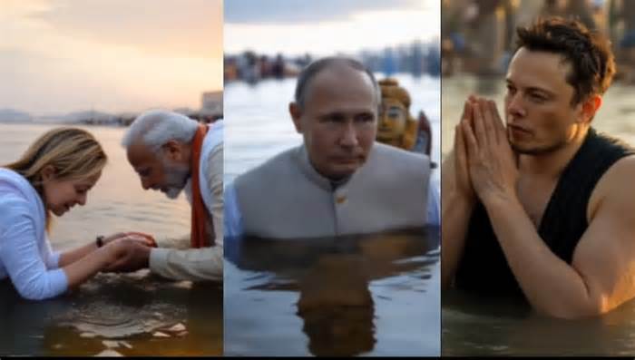 Viral: From Elon Musk To Vladimir Putin, AI-Generated Video Shows Big Names Taking Holy Dip At Maha Kumbh Mela