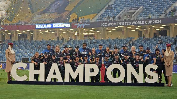 New Zealand wins cricket’s Women’s T20 World Cup for 1st time with 32-run victory over South Africa