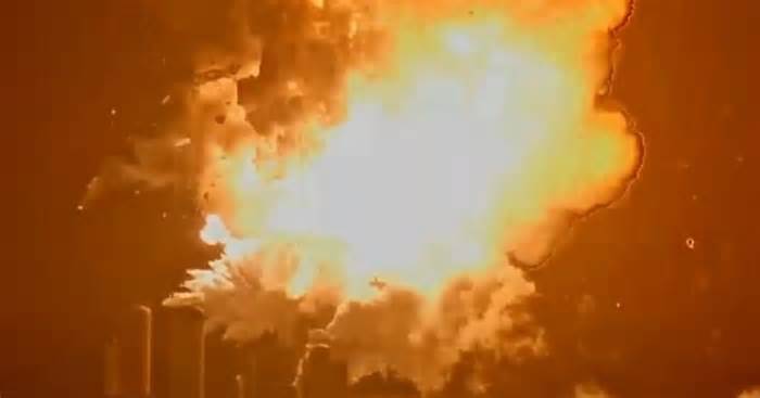 SpaceX Starship upper stage explodes during countdown to engine test firing