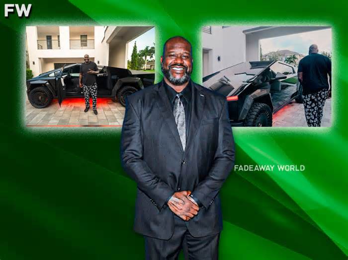 Shaquille O'Neal Acquires First Widebody Carbon Fiber Tesla Cybertruck