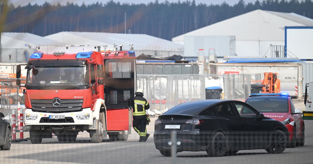 Tesla's Giga Berlin plant in Germany evacuated as suspected arson fire knocks out power to surrounding area