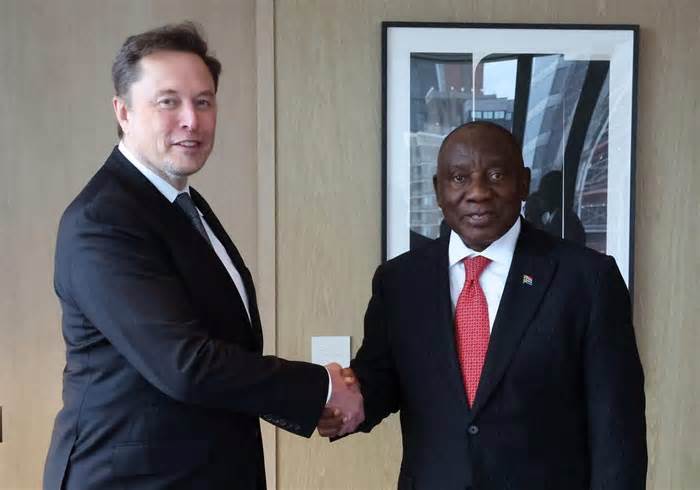 Ramaphosa and Elon Musk discuss investment opportunities in South Africa