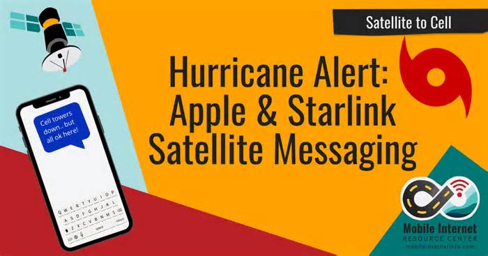 Hurricane Milton Alert: Keep Connected When Cell Towers Go Down with Starlink and Apple!