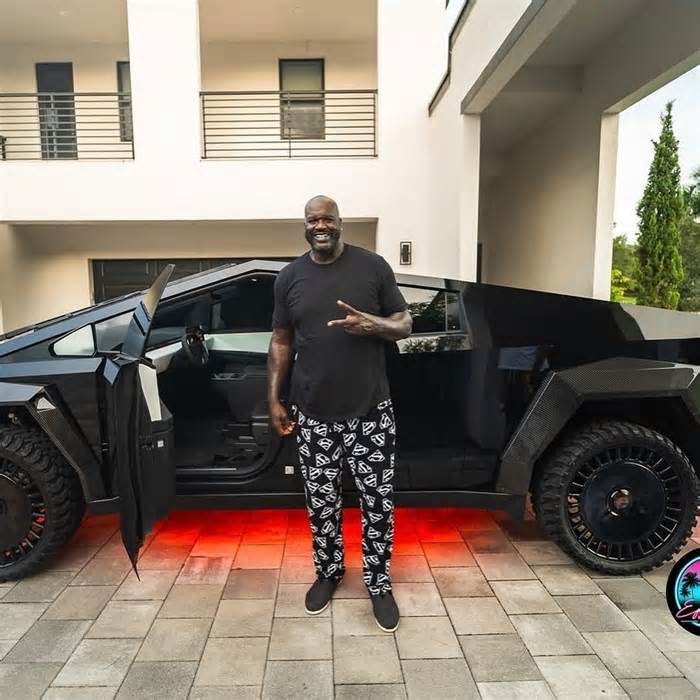 Shaq's Truck Is So Cool! Shaquille O'Neal Just Bought the First-Ever Widebody Cybertruck