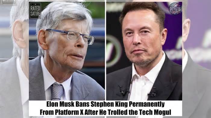 Elon Musk Banned Stephen King from X?