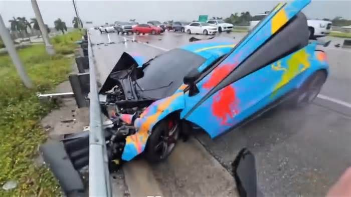 Watch: Jack Doherty Crashes McLaren While Reading Text and Driving