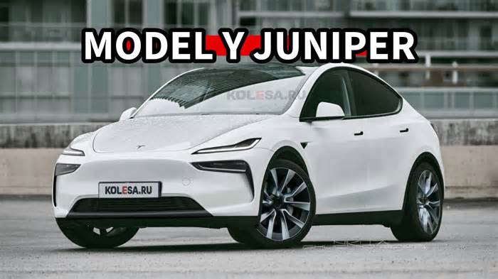 2026 Tesla Model Y Juniper Shows Sleek Styling in Digital Illustrations