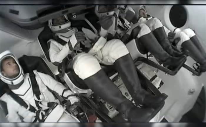 First Pic Of Astronaut Shubhanshu Shukhla Seated Inside Dragon Spacecraft