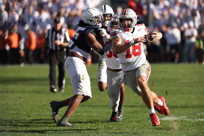 Will Howard throws for 2 TDs and No. 4 Ohio State defeats No. 3 Penn State