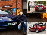 Transport Secretary among the first to get his hands on a green number plate for his Tesla