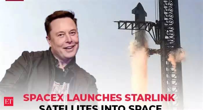 Elon Musk's SpaceX launches fresh batch of Starlink satellites into space