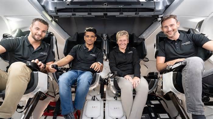 Indian astronaut Shubhanshu Shukla goes inside SpaceX's Dragon spacecraft