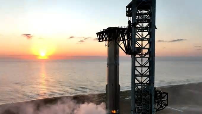 SpaceX Starship Super Heavy first stage returns to launch pad in Boca Chica, Texas