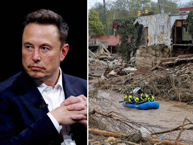 Elon Musk accuses FEMA of blocking SpaceX relief efforts in North Carolina