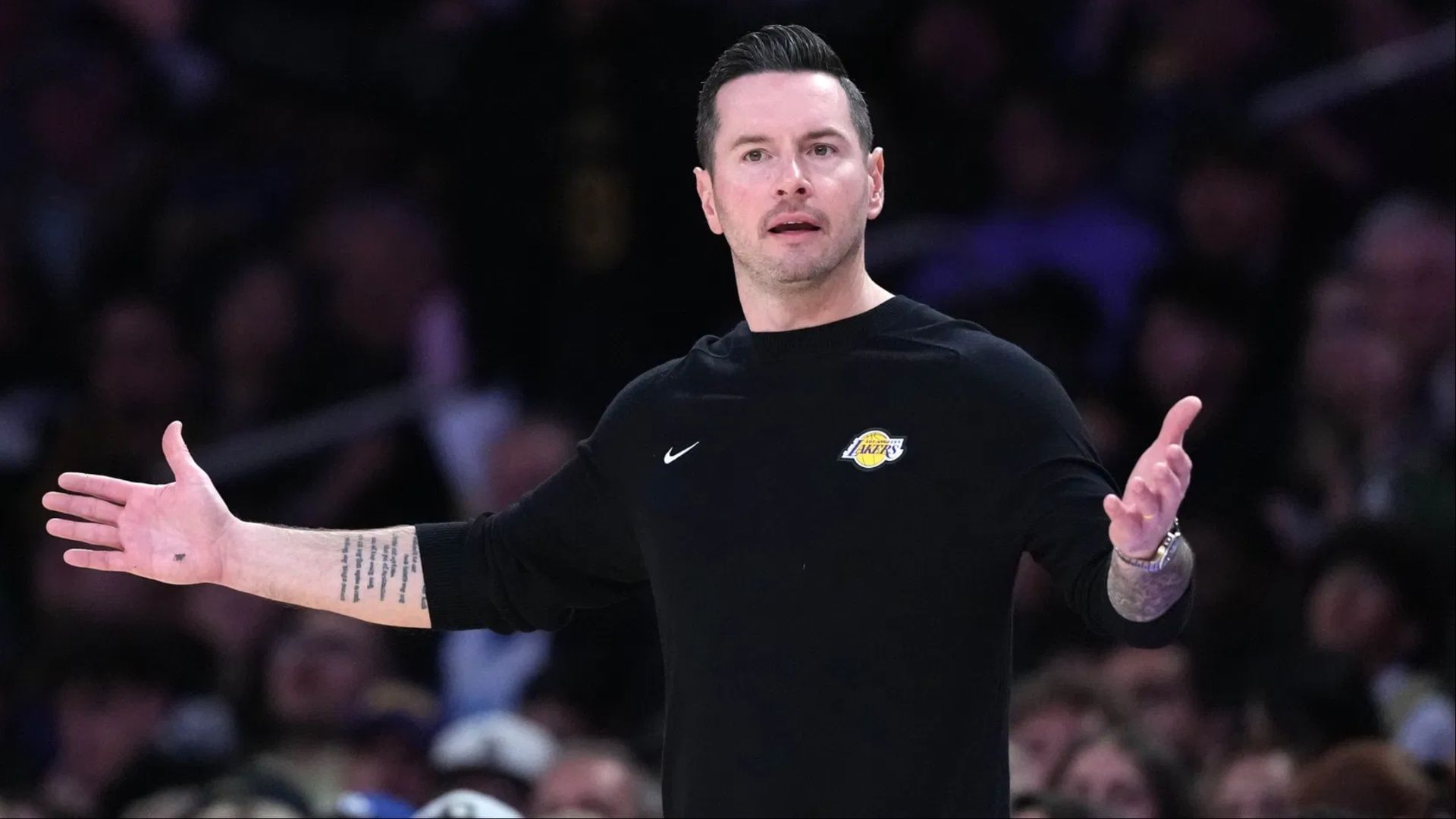 "JJ Redick Has the Best Angry Coach Stomp" - Twitter Loves Lakers HC's Crash Out On $3.4M Center After Defensive Meltdown