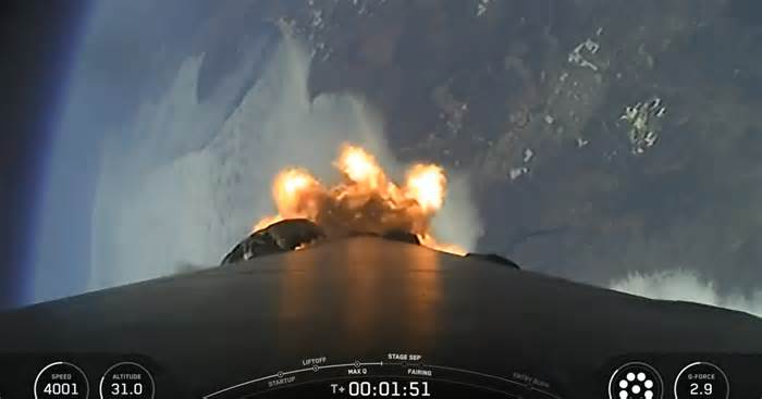 SpaceX successfully launches Falcon 9 from Vandenberg Space Force Base