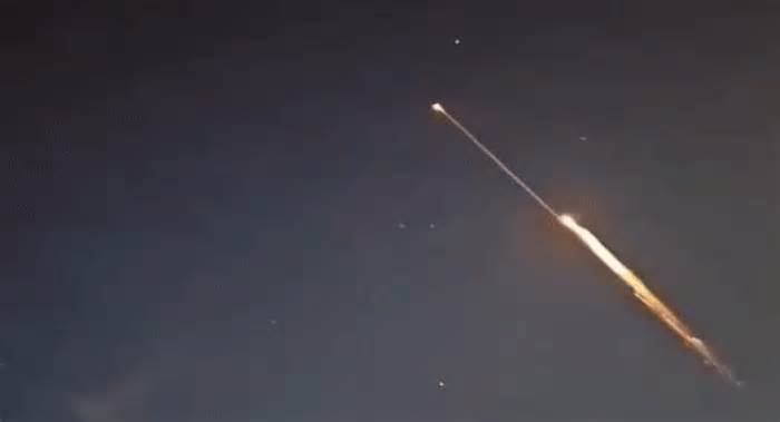 Watch: Falling Starlink satellite creates dazzling sky show, confused for meteor shower