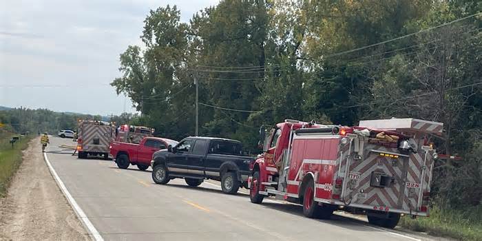 Crews respond to shed fire in Linn County